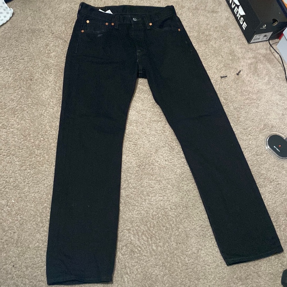 Mens Black Levis